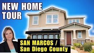 San Diego County New Construction Home Tour - Gorgeous New Build in San Marcos (North County)