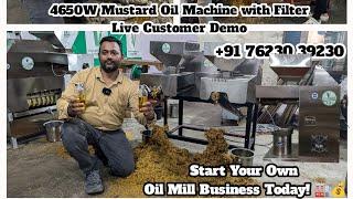 I Built My Own Mustard Oil Extraction Machine