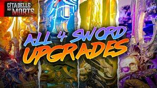 ALL 4 SWORD UPGRADES on CITADELLE DES MORTS... (Fire, Storm, Void, Light) - Black Ops 6 Zombies