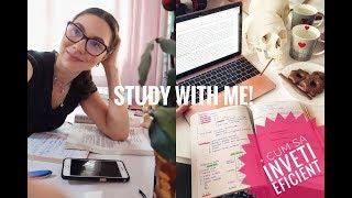 Cum să inveți mai ușor + STUDY WITH ME (studenta UMF anul 6)