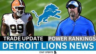 Detroit Lions News: Dan Campbell On Trade Deadline, Lions Trade Rumors + Power Rankings