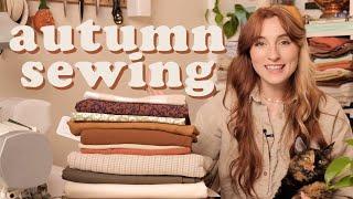 my autumn sewing plans | fall fabric and pattern inspiration