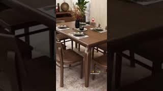 Dining Table: Latest Wooden dining table & chair design | Modern Dining Table Set #furniture #couch