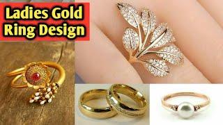 Ladies Gold Rings Design (Part - 2)