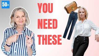 TOP 10 Wardrobe ESSENTIALS For Women Over 50  In 5 Minutes