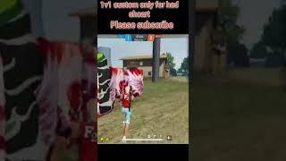 free fire custom #short #video 1v1 999+.shoaib vs as gaming please subscribe our support me india Ab