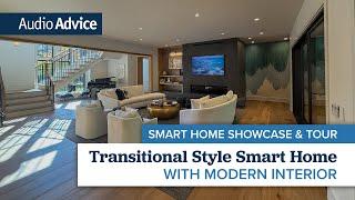  Smarthome Showcase & Tour! Transitional Style with Modern Interior