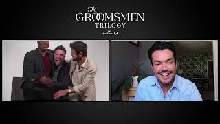 Jonathan Bennett, B.J. Britt, and Tyler Hynes On Hallmark’s First Gay Wedding in “The Groomsmen"