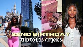 my 22nd birthday trip to LA | disneyland + riding bikes + shopping