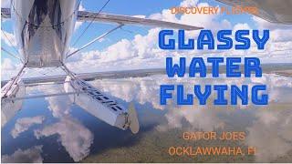 GLASSY WATER FLYING, $100 hamburger - Cessna 172M 180HP, Baumann 2550 (FLIGHT VLOG #18)