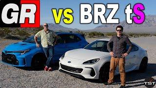 Racing the 2024 GR Corolla vs 2024 GR86* - TheSmokingTire