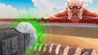 HUMANITY LAST DEFENCE vs ATTACK ON DEMON & TITAN | Ultimate Epic Battle Simulator 2 UEBS 2