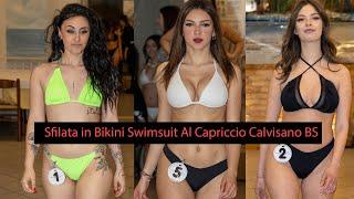 Sfilata in Bikini Swimsuit Miss & Mister Model Italia Al Capriccio Calvisano Chicas Girl Fashion