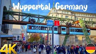 Wuppertal, Germany walking tour 4K 60fps