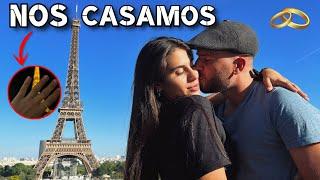  Le propongo CASAMIENTO a mi NOVIA en Paris   【No se lo esperaba】