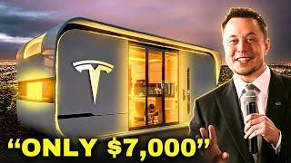 Elon Musk: ''I Am Releasing Tesla's CHEAPEST House That Will SOLVE The Housing Crisis!''