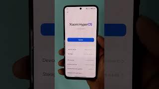 HyperOS update on Redmi Note 11 OS1.0.5 । New Update Redmi Note 11 #redminote