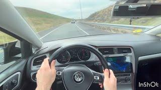 4K Driving to university in my 2014 VW Golf MK7 1.6 TDI (town driving/ highway drive)