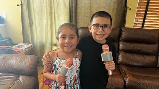 Peaches Karaoke with Ayden and Delilah #peaches #karaoke #youtubekids #kidsvideo #peachessong