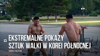 Przywódca Korei Północnej ogląda ekstremalne pokazy sztuk walki