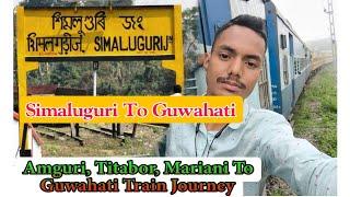 Sibsagar To Guwahati Train Journey || Ledo Intercity Express