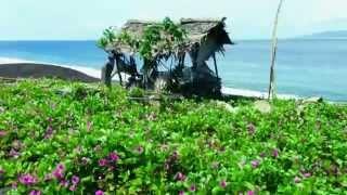 Kusamba beach at Bali.　バリの塩の名所クサンバ