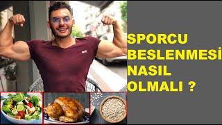 Sporcu Beslenmesi Nasıl Olmalı - Anlatım ve Örnek Program