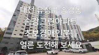 초보경매/대전 유성구 송강동 송강그린아파트 대전의 저렴한 아파트네요