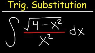 Trigonometric Substitution