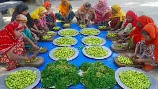 Delicious Village-Style Jujube Chutney and Khichdi