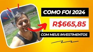 COMO FICOU MINHA CARTEIRA DE RENDA VARIÁVEL ( AÇÕES E FIIS) EM 2024 E QUANTO GANHEI DE DIVIDENDOS!