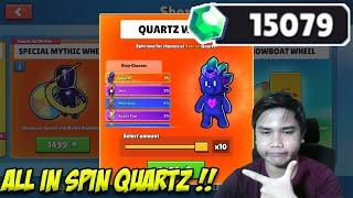 ALL IN 15000 GEMS SPIN QUARTZ SPECIAL SKIN ! PARTY STUMBLE GUYS ! Stumble Guys