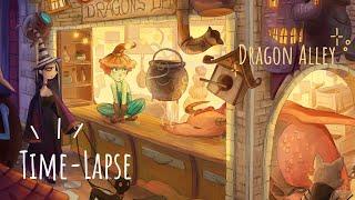 ᴛɪᴍᴇ-ʟᴀᴘsᴇ~ Dragon Alley (ArtRage 6)