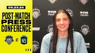 “I really have to credit my coach and teammates” | Courtney Brown Post-Match | at Gotham FC | 6/23