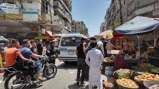 Aleppo (Syria), Shaar District Walking Tour, 4K| حلب, الشعار