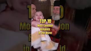 Most Common Religions in The World Top 10