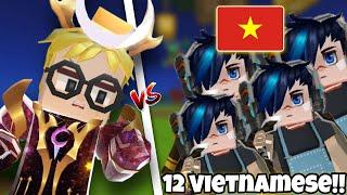 Mappengs VS 12 Players in Vietnam Region!! (Blockman Go)