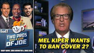 Brady Quinn on Mel Kiper Calling for a Ban on Two-High Safeties: "Dumbest Thing I Ever Heard"