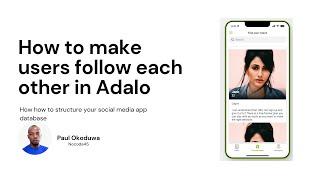 How to make users follow each other in Adalo