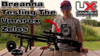 Breanna Testing out the Umarex Zelos Airgun on some Range Targets