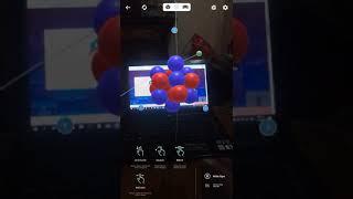 Augmented reality  atom structure