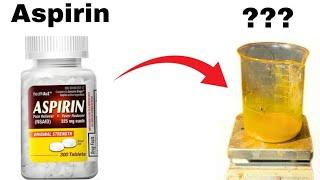 Turning aspirin into picric acid