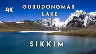 GURUDONGMAR LAKE in North Sikkim GuruDongmar Sikkim 4k