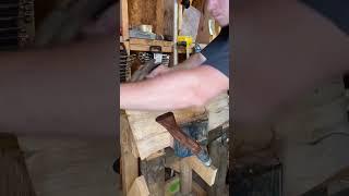 Surfacing wood with Stanley hand plane #shorts #tools