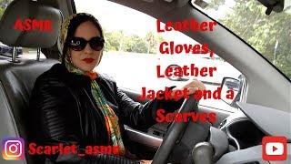 ASMR Driving by the BEACH with Leather Gloves, Jacket and a Scarf!! Request!!