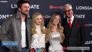 THE HOUSEMAID movie Sydney Sweeney, Amanda Seyfried, Brandon Sklenar at CinemaCon - April 1, 2025 4K