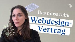 Webdesign-Vertrag: Was muss alles rein in deinen Vertrag als Designer?