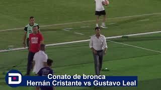 Conato de bronca Hernán Cristante vs Gustavo Leal