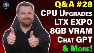 8GB VRAM Enough? — Chat GPT Accurate? — LTX Expo 2023? — Ask Tech Deals #28 - Q&A