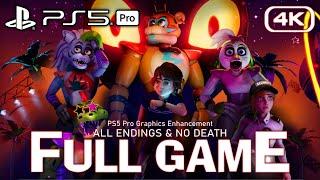 FNAF Security Breach PS5 Pro - FULL GAME Walkthrough (ALL Endings No Death) 4K 60FPS